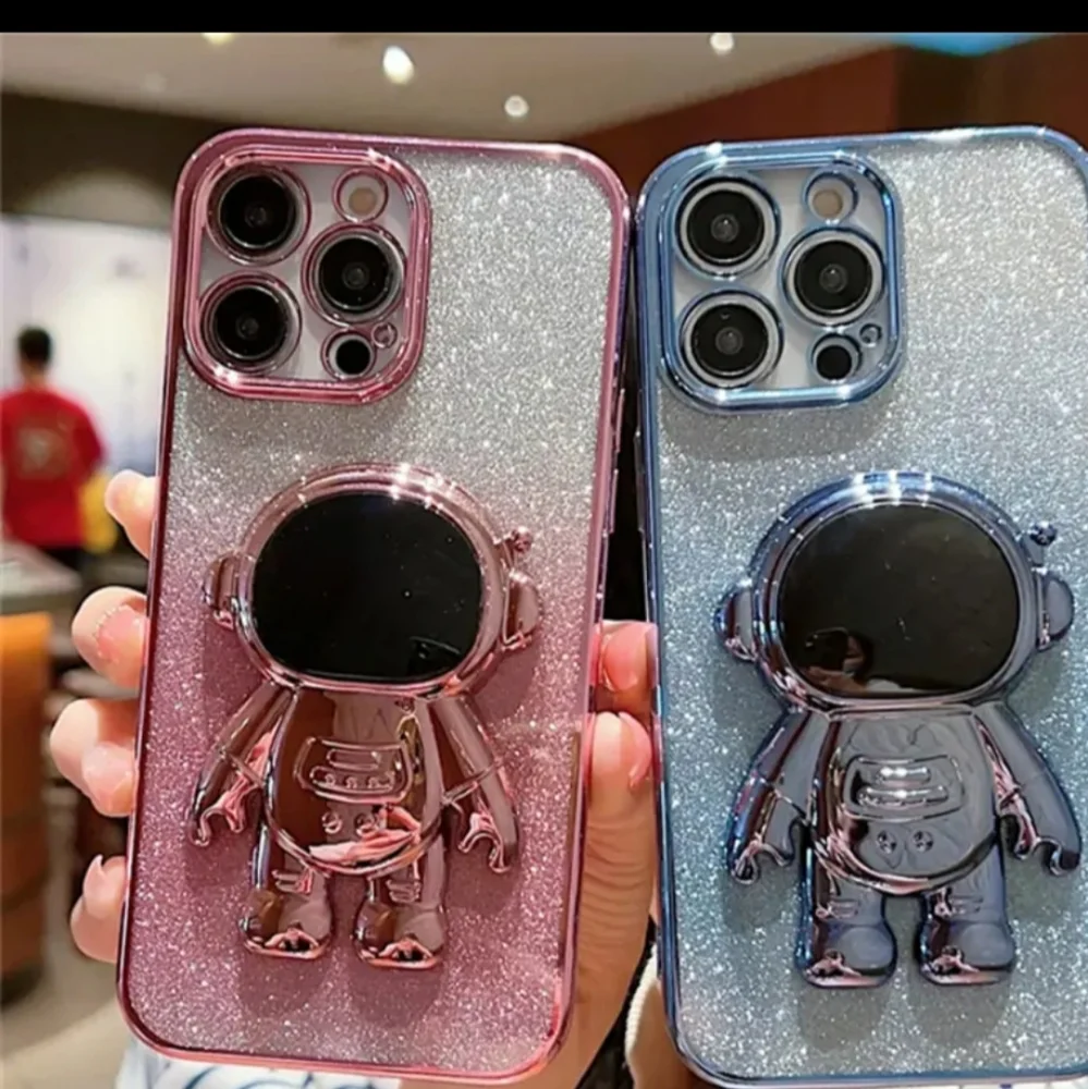 Brand new Apple IPhone 14 Pro Max Astronaut Stand Silicone Phone case